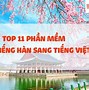 Tiếng Hàn Quốc Dịch Ra Tiếng Việt Nam